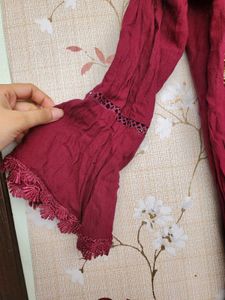 Super Georgeous Suit With Laces &amp; Work At NECK..