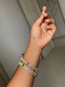 Sparkling Bangle Set