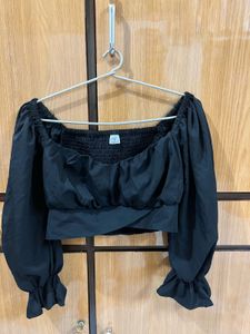 Black Crop Top