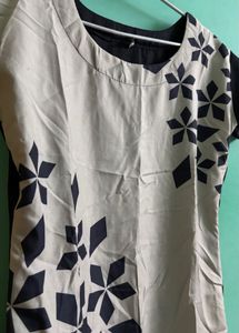 Floral Print Kurta