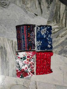 Floral Print Tops - Set of 4