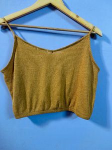 Golden Crop Top