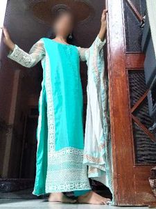 Elegant Turquoise kurti
