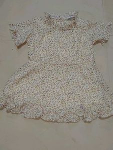 Floral Print Baby Dress