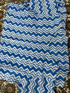 Blue &amp; White Zigzag Tunic