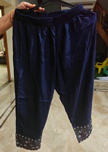 Beautiful Navy Blue Kurta Pant Dupatta Set