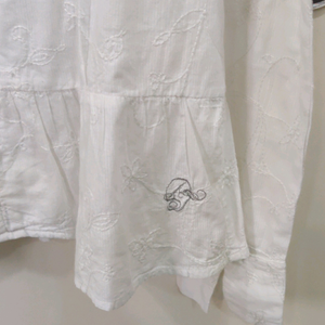 White Embroidered Blouse