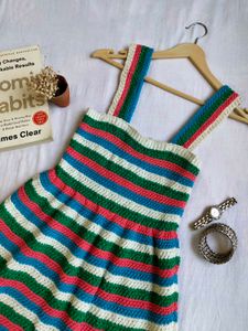 Striped Knit Dress
