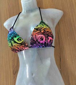 Multicolored Bra/ 👙 Bikini Top