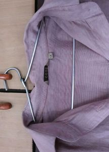 Pink Casual Fitted Shirt🩷