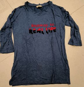 Three Quarter Sleeve Tshirt For Women