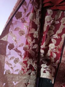 original Banarasi pallzo Suit with heavy dupatta.