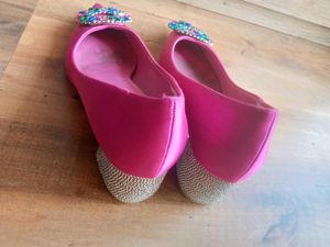 Pink Jeweled Heels