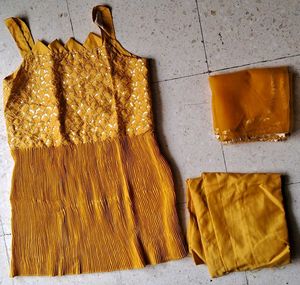 Yellow Kurta Set &amp; Dupatta