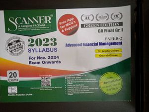 FREE 🚚🆕 Scanner CA Final G1 P2 AFM