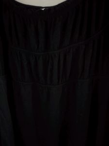 Black Scoop Neck Top
