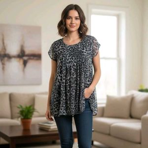 Animal Print Top