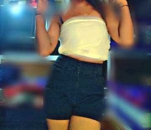 Korean short net crop top