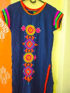 Elegant Embroidered Kurta