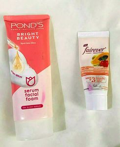 Combo Pack Ponds New Prodct No Used New Prodct  Bright Beautify Serum Facial Foam