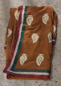 Heavy Ethnic Shimmery Saree