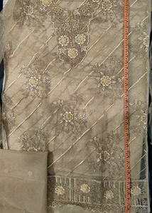 Elegant Embroidered Suit Material
