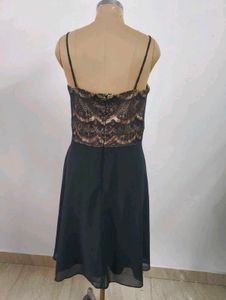 Elegant Black Lace Party Dress
