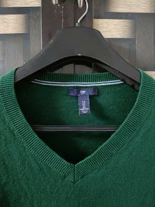 GAP Green V-Neck Sweater