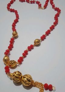 red beads dokiya long chain