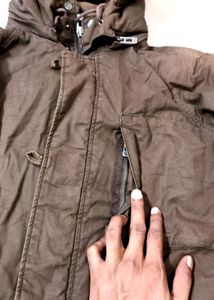 D-PULSE JEANS - Fur Jacket