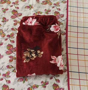 Maroon Watm Legging For 4-5year Girl