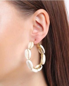 Seashell Hoop Earrings