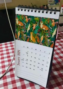 Cute Animal Desk Calendar 2024 🐾✨