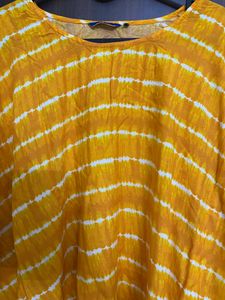 Yellow Shrug Top
