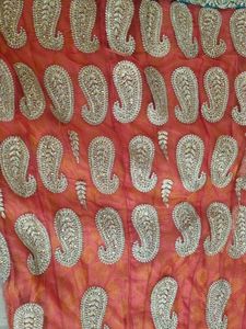 Orange And Ourple Bridal Lehenga( Alterable)