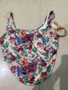 Floral Corset Top