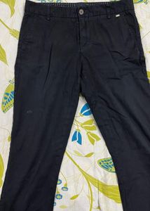Black Trousers Straight Fit