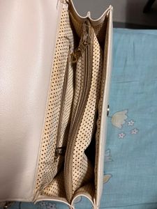 Women White Sling Bag