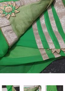 Light Green Saree