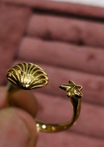 Sea Shell Adjustable Ring