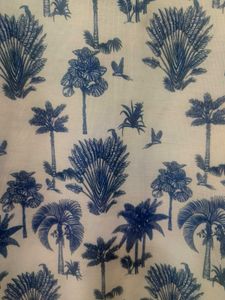 Tropical Print Crop Top