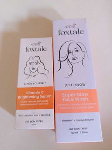 Foxtale Vit C Serum And Papaya Facewah
