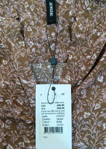 Brown Floral Print Shirt