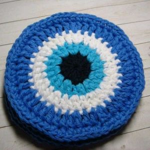 Crochet Evil Eye Cup Mate