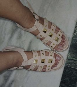Studded Gladiator Sandals