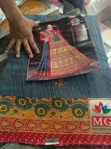 Elegant Cotton Saree (Issue)