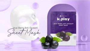 (Pack of 4) K.Play Acai Berry Sheet Masks