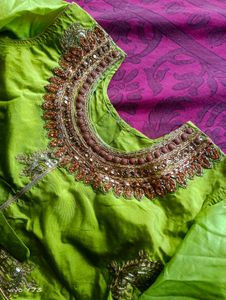 Green Grand Kurthi Dress For Function