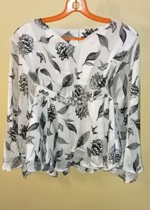 po casual regular sleeves printed Women Top