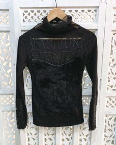 Imported Y2k Black Top C